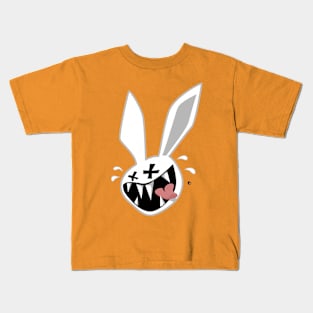 Laughing devil rabbit Kids T-Shirt